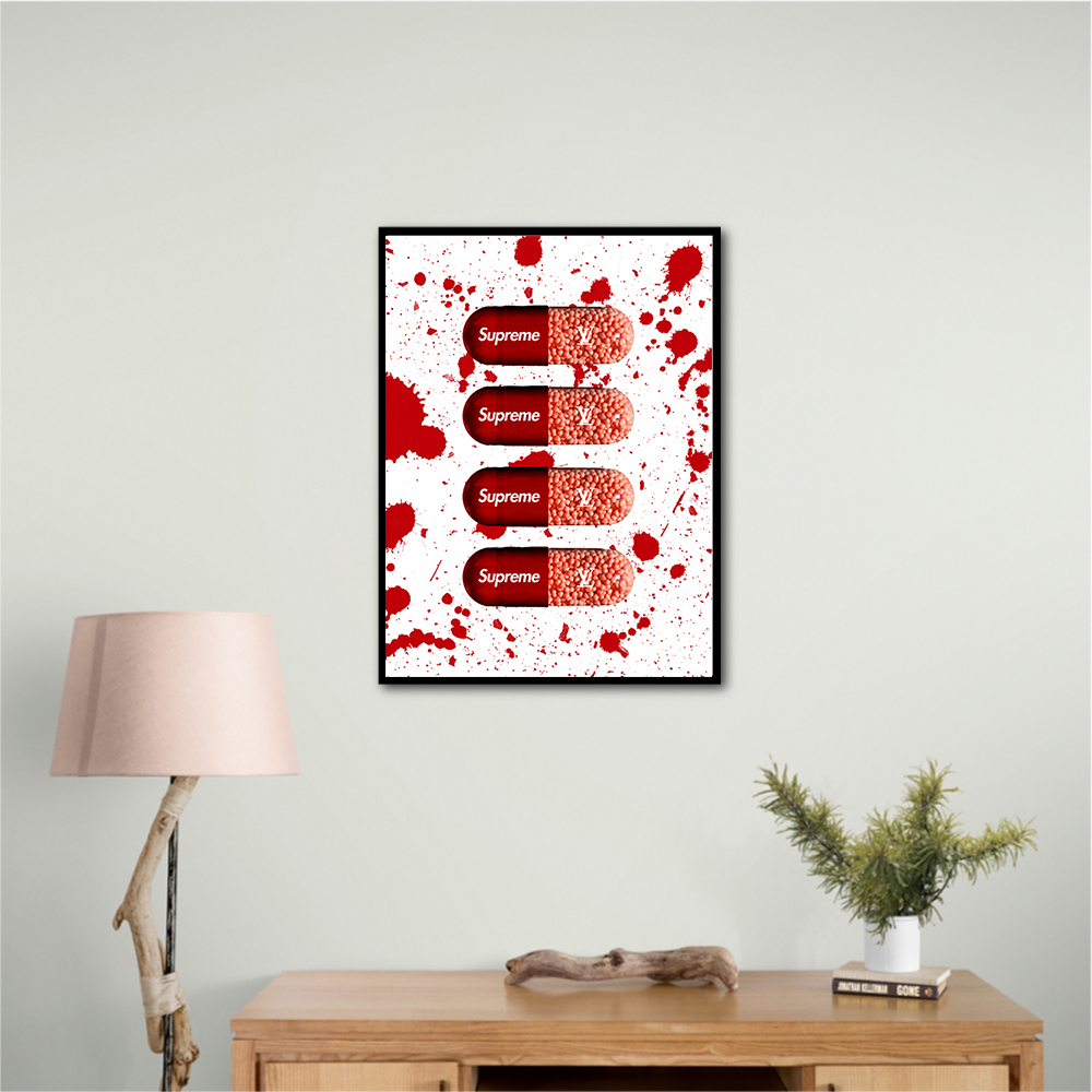 Supreme Pills Wall Art